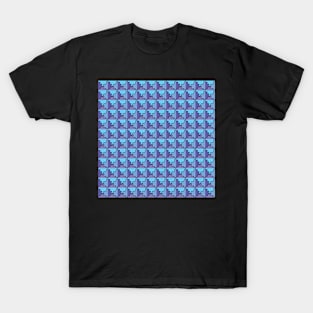 Blue and Purple Pattern T-Shirt